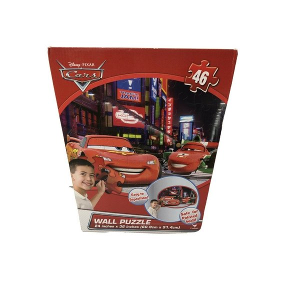 Disney Other - Disney‎ Pixar Cars Movie Wall Puzzle 24"x36" 46 Pieces New